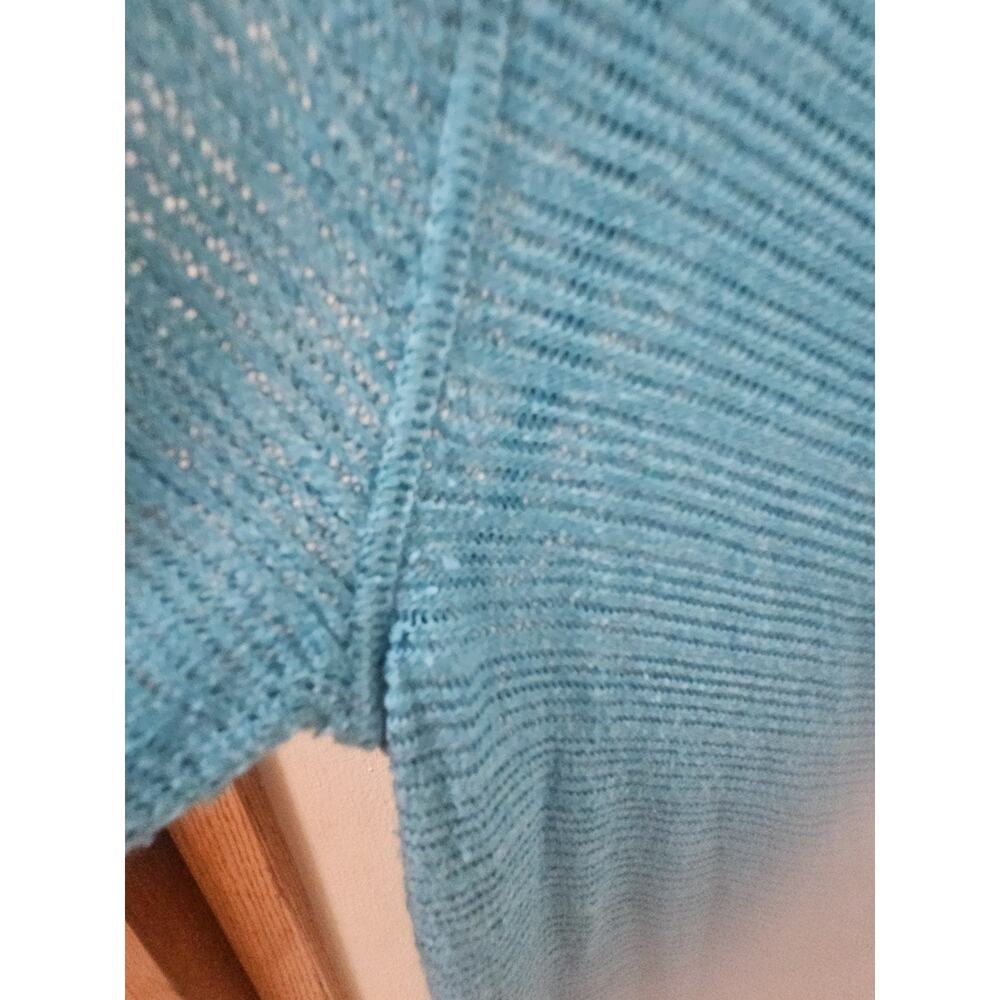 Teal Cardigan - Lightweight - Size Medium - Short Sleeve - Mossimo - Button Down - Picture 4 of 5